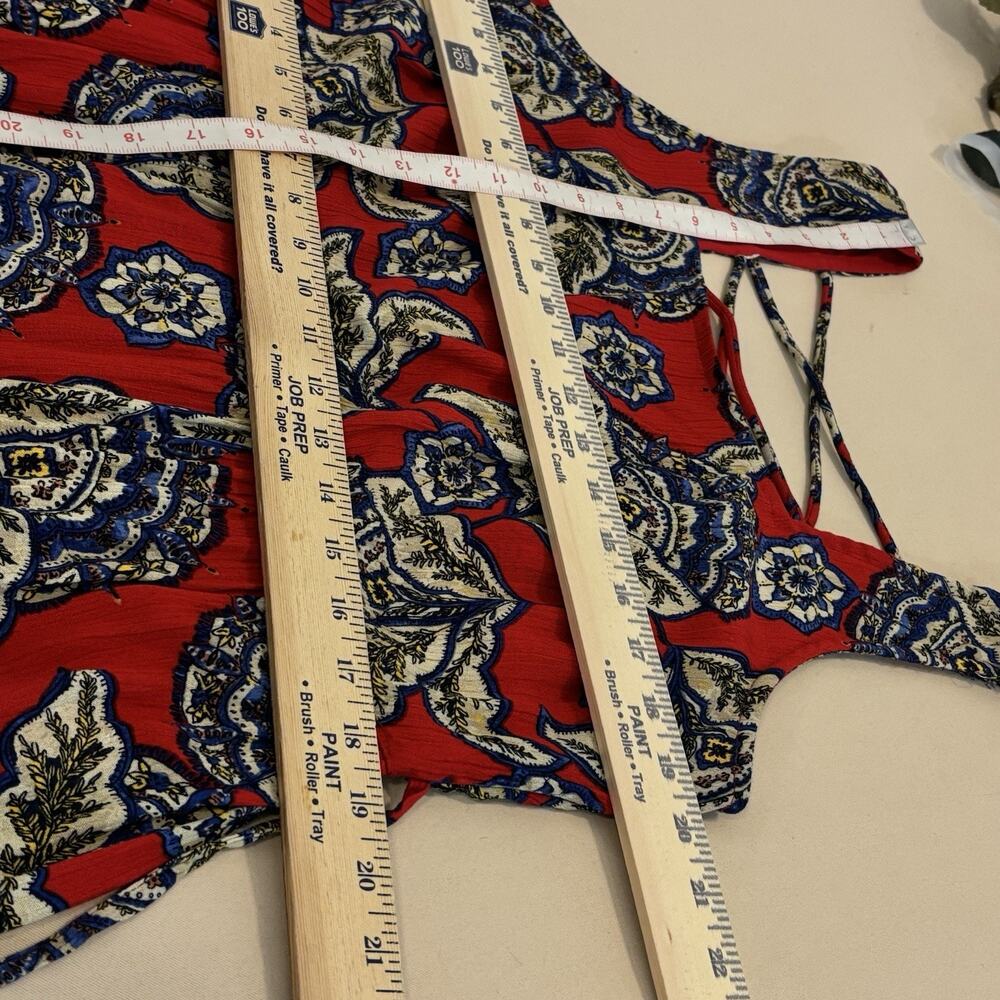 Maurices Women Dress LG Sleeveless Strap Back Pullover Resort Sundress Boho - Picture 10 of 11